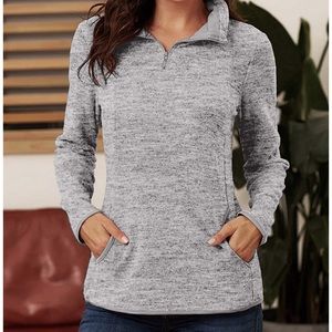 Light Grey Fleece Pullover